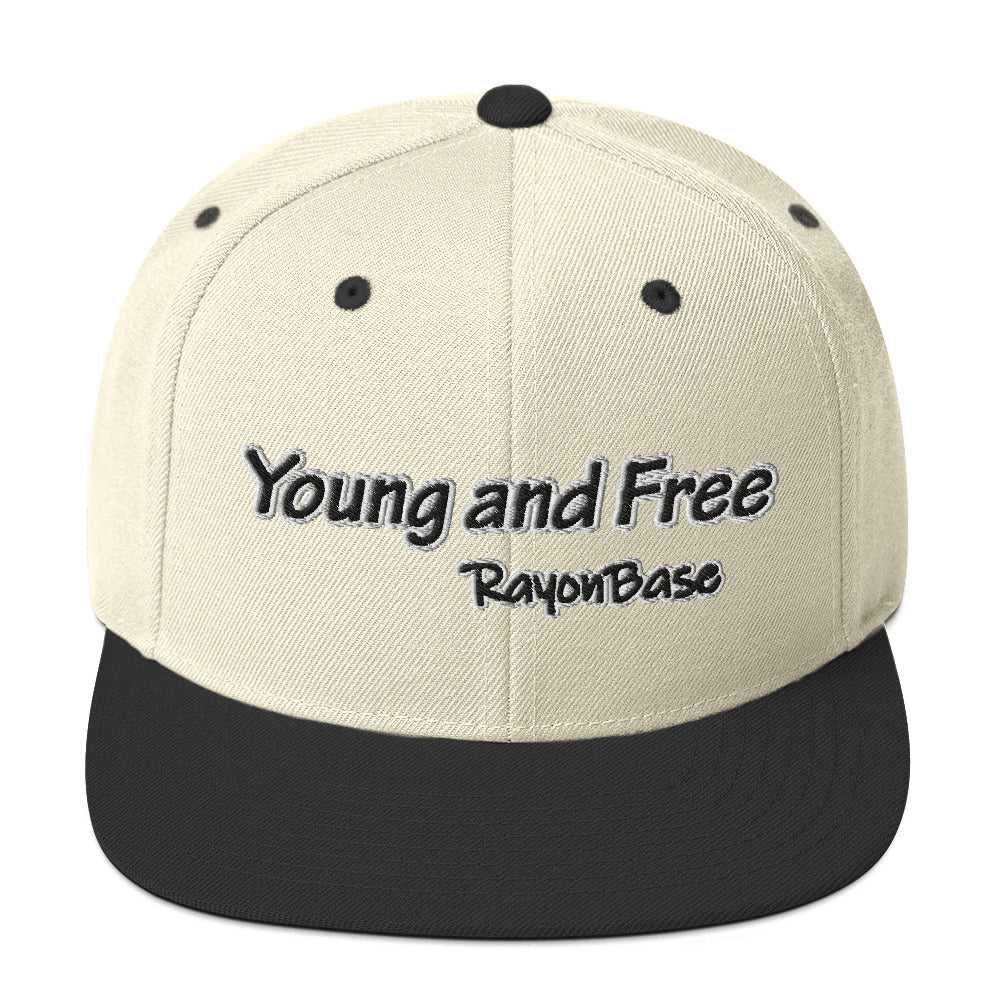RayonBase Snapback Hat - YOUNG AND FREE