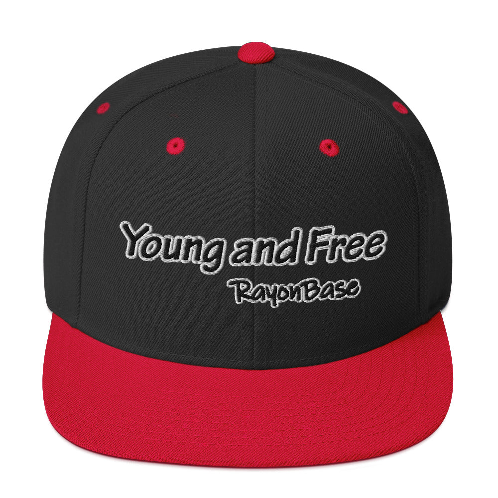 RayonBase Snapback Hat - YOUNG AND FREE