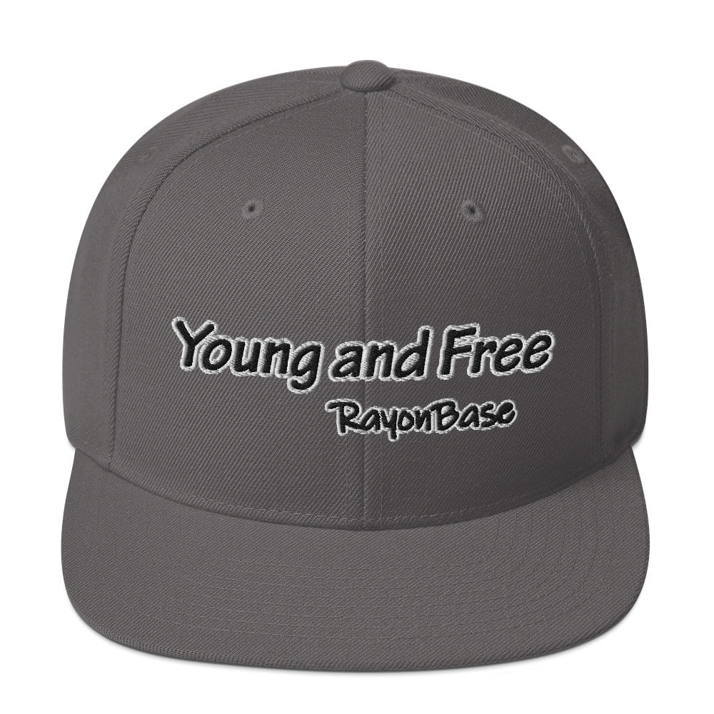 RayonBase Snapback Hat - YOUNG AND FREE