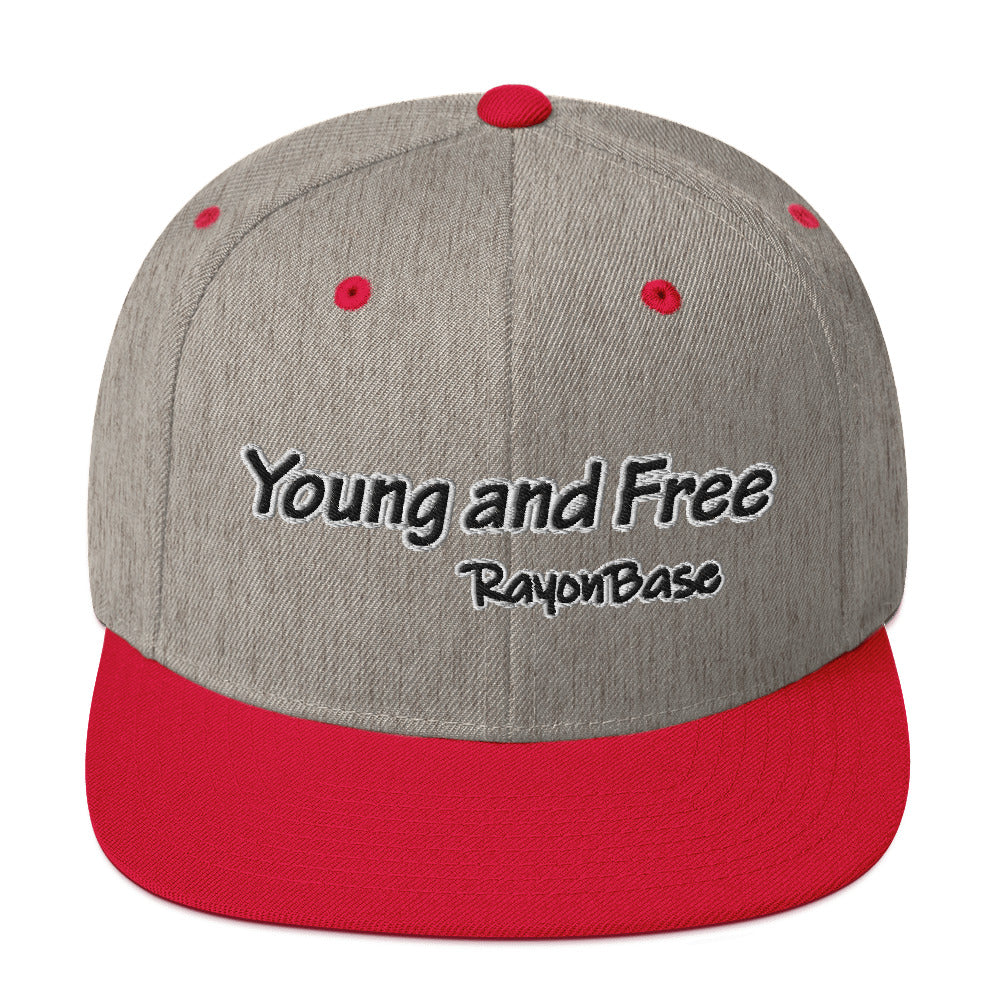 RayonBase Snapback Hat - YOUNG AND FREE