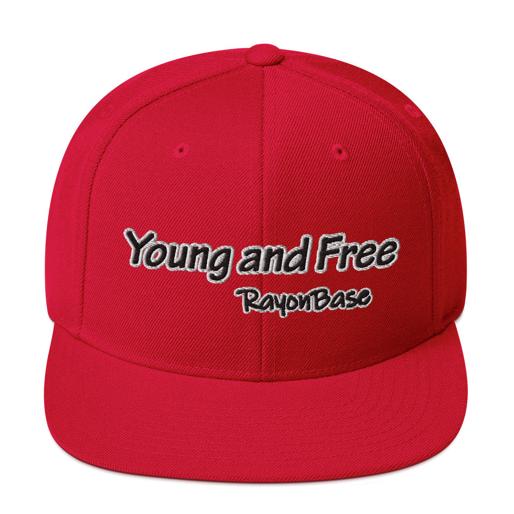 RayonBase Snapback Hat - YOUNG AND FREE