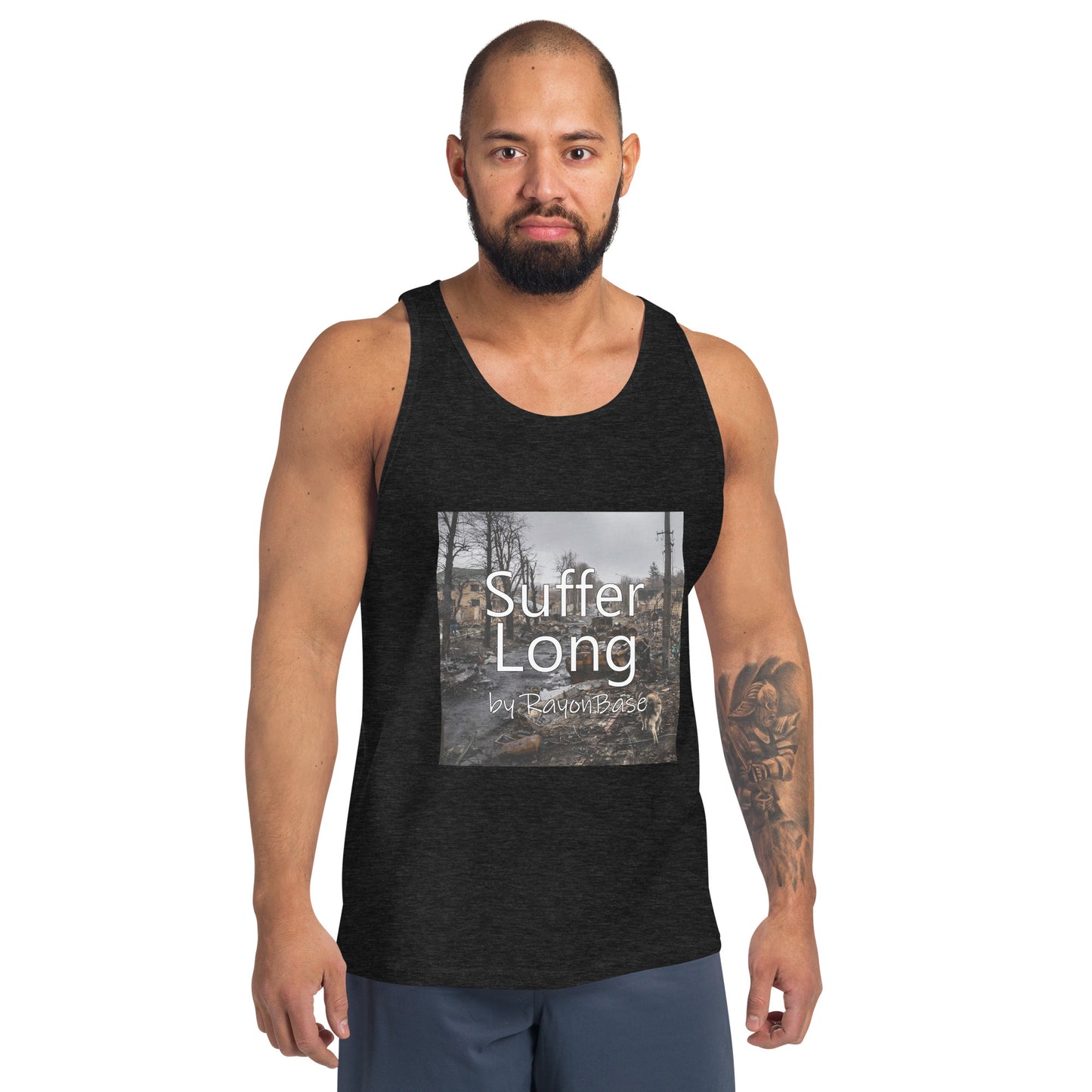 RayonBase Unisex Tank Top - SUFFER LONG Cover Art